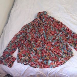 Colorful button up